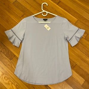 Ann Taylor Factory Light Blue Top, NWT